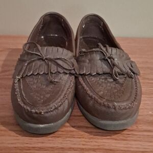 Walkables Comfort Collection Brown Loafers Womens Sz 10W